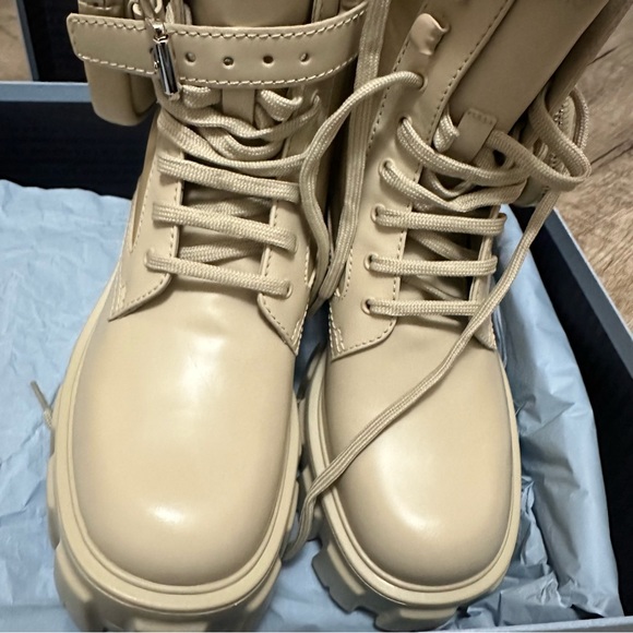 Prada Leather and Nylon Monolith bootie - Picture 8 of 13